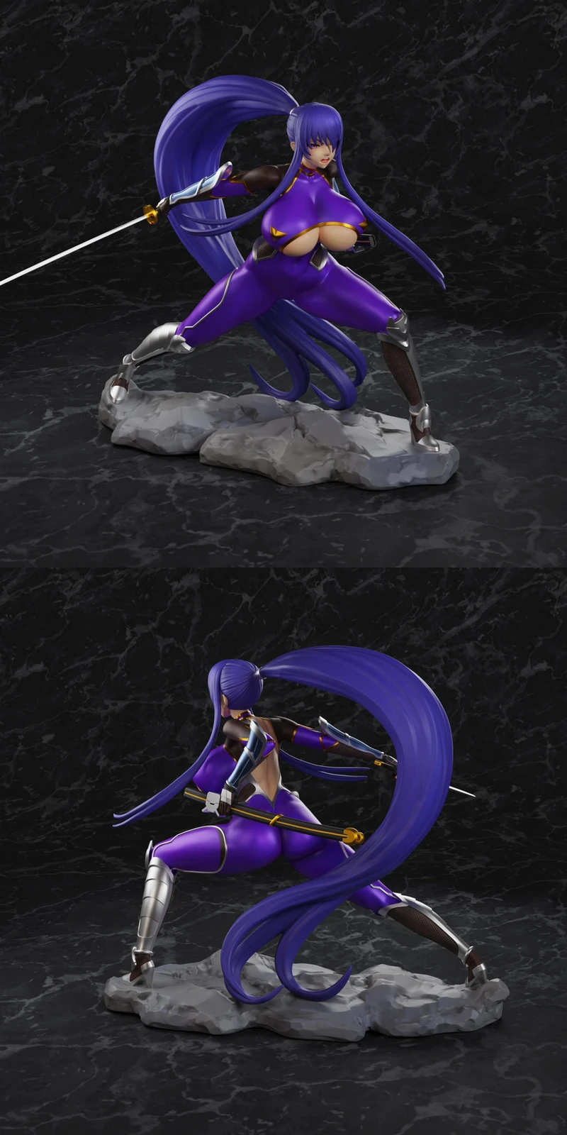 Taimanin – Akiyama Rinko STL model for 3D printing