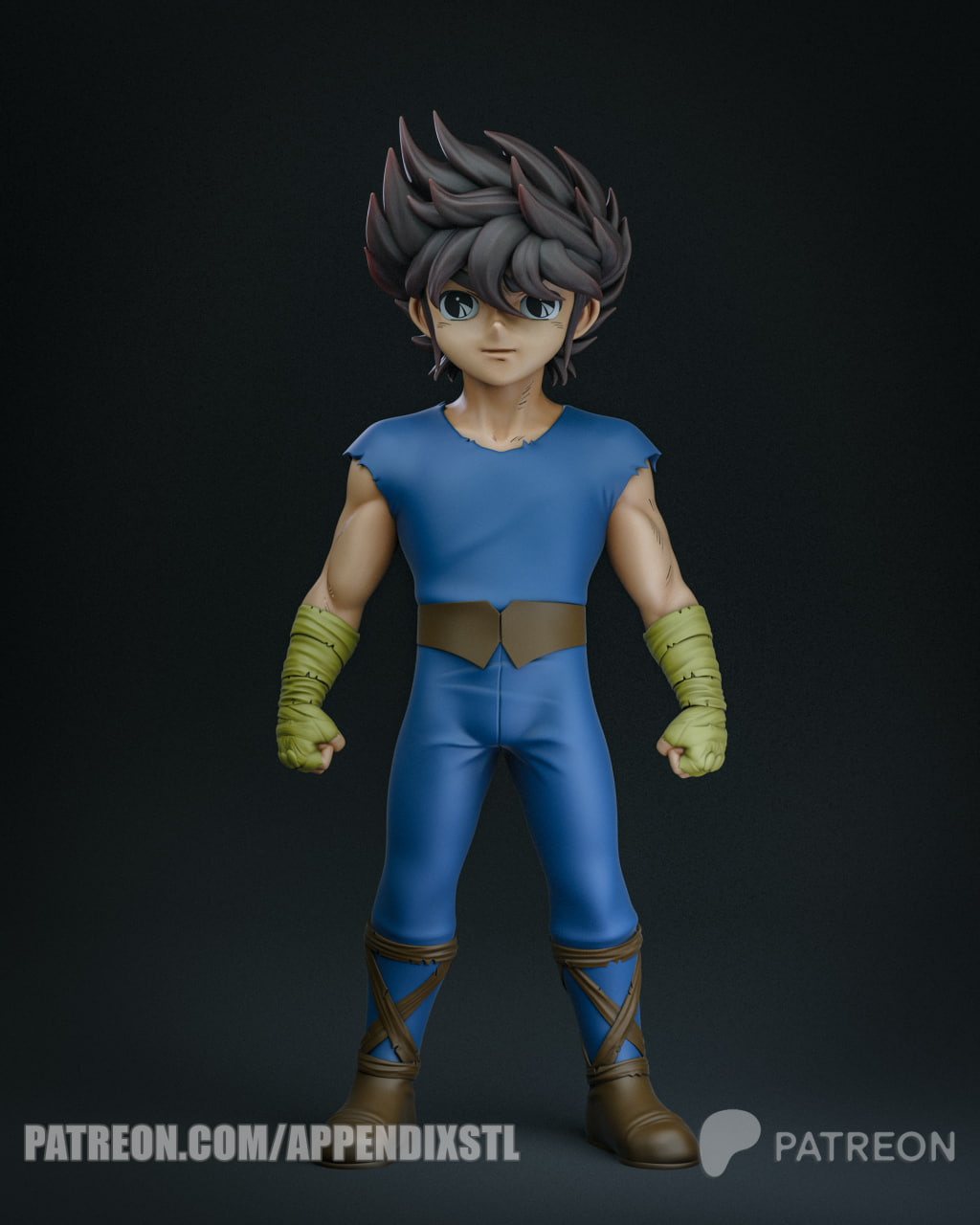 Seiya Kid v4 STL model for 3D printing