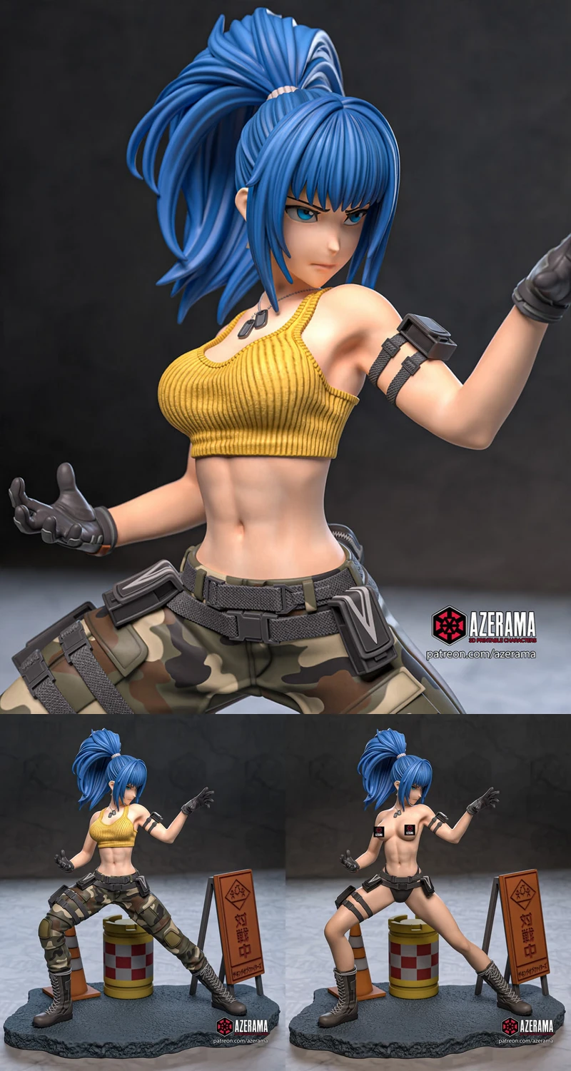 King of Fighters – Leona Heidern STL model for 3D printing