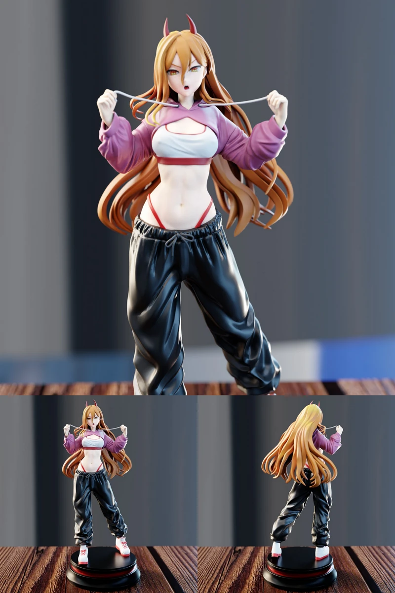 Chainsaw Man Power STL model for 3D printing