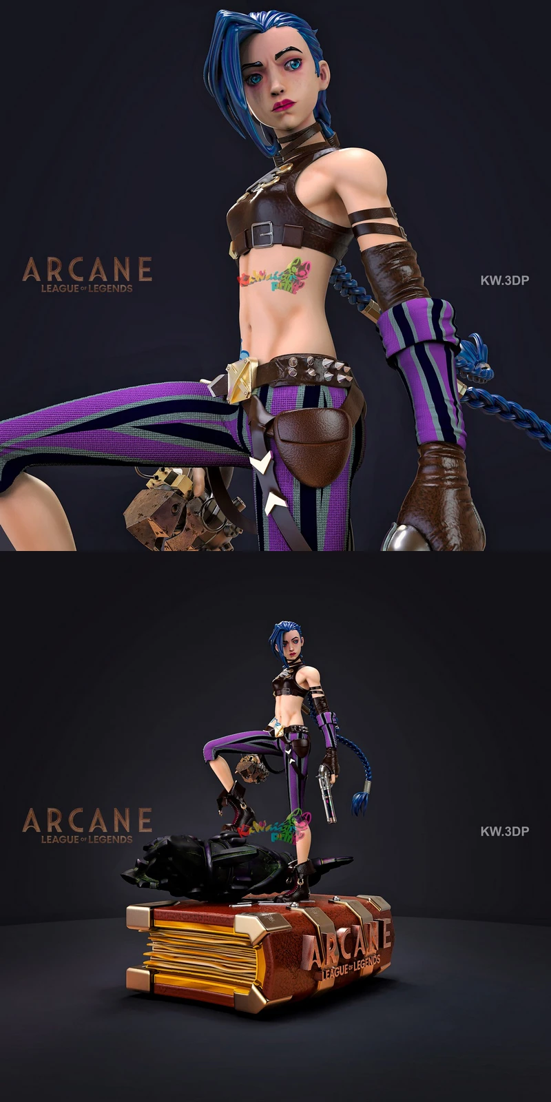 Jinx – Arcane STL model for 3D printing