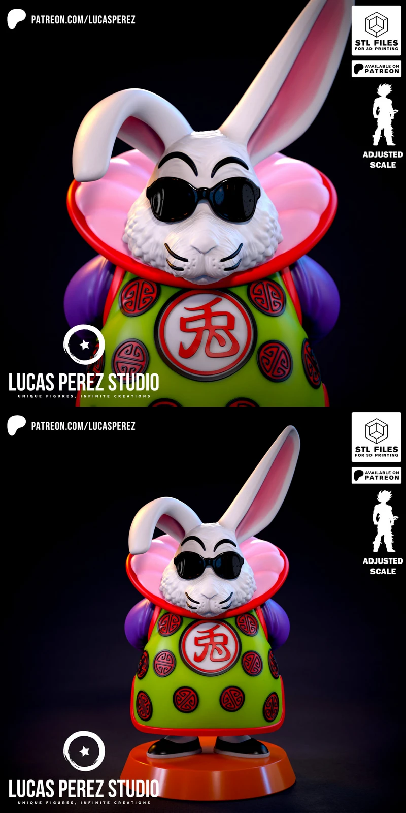 BOSS RABBIT STL model for 3D printing