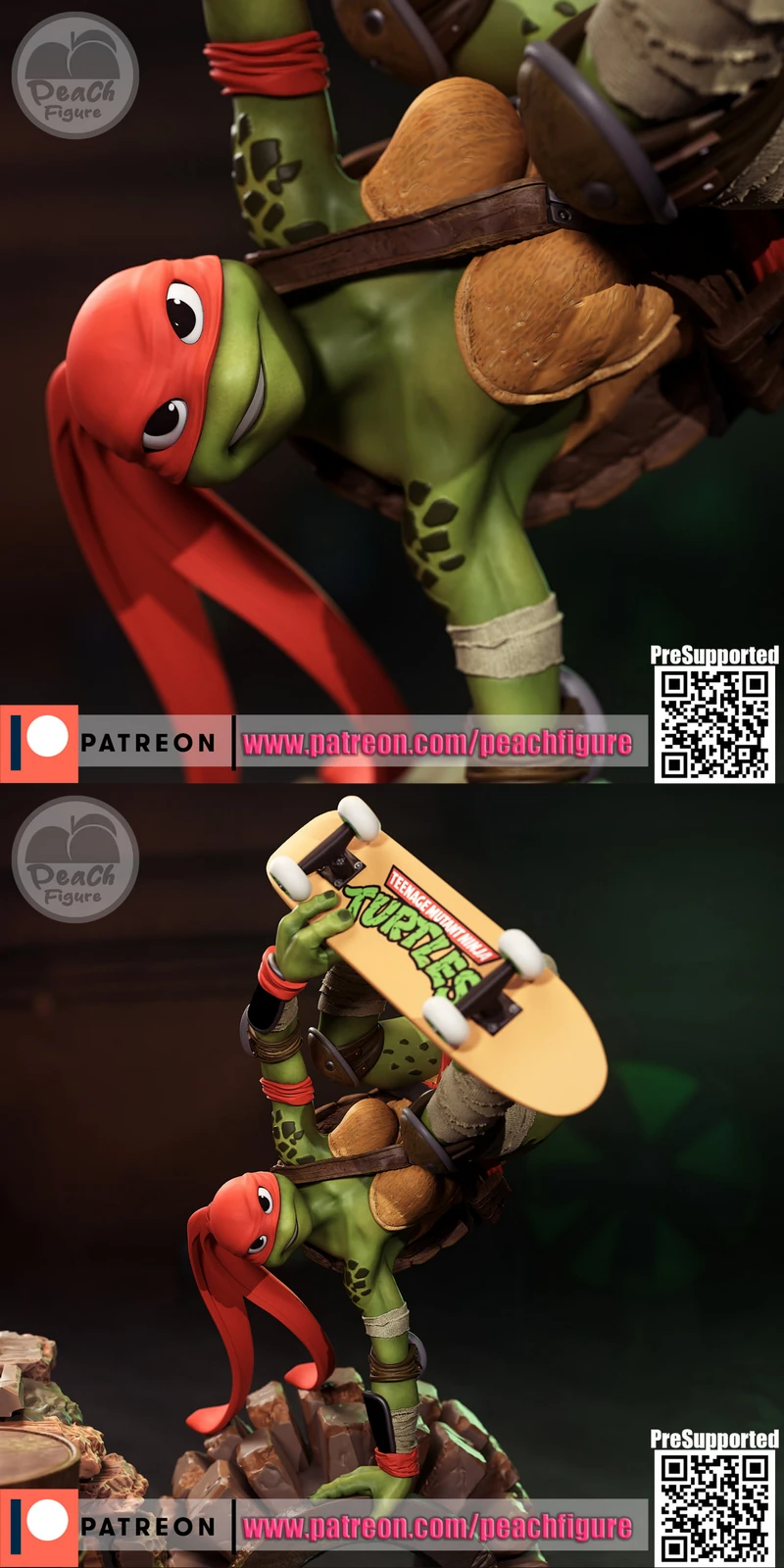 TMNT – Raphael Female STL model for 3D printing