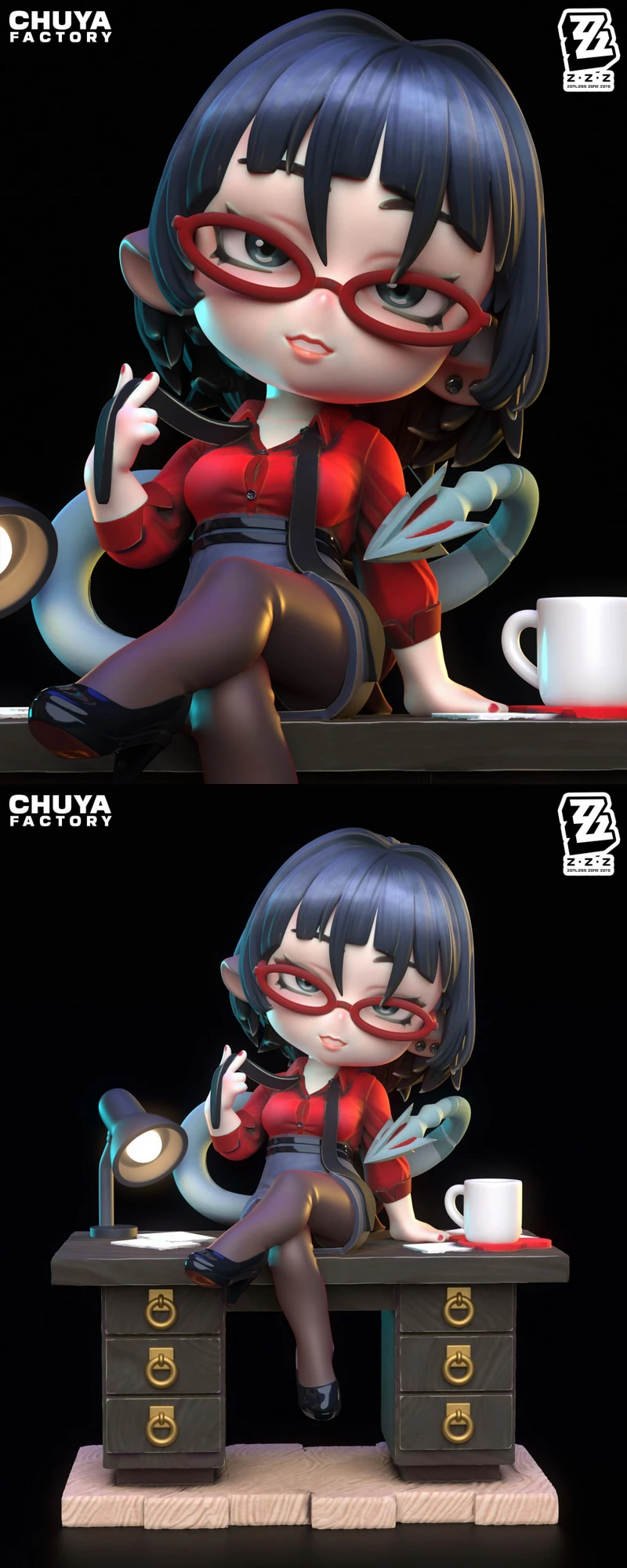 Jane Doe CHIBI STL model for 3D printing