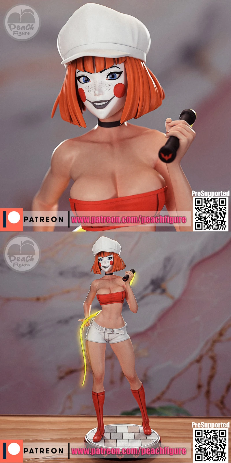 DC – Dee Dee STL model for 3D printing