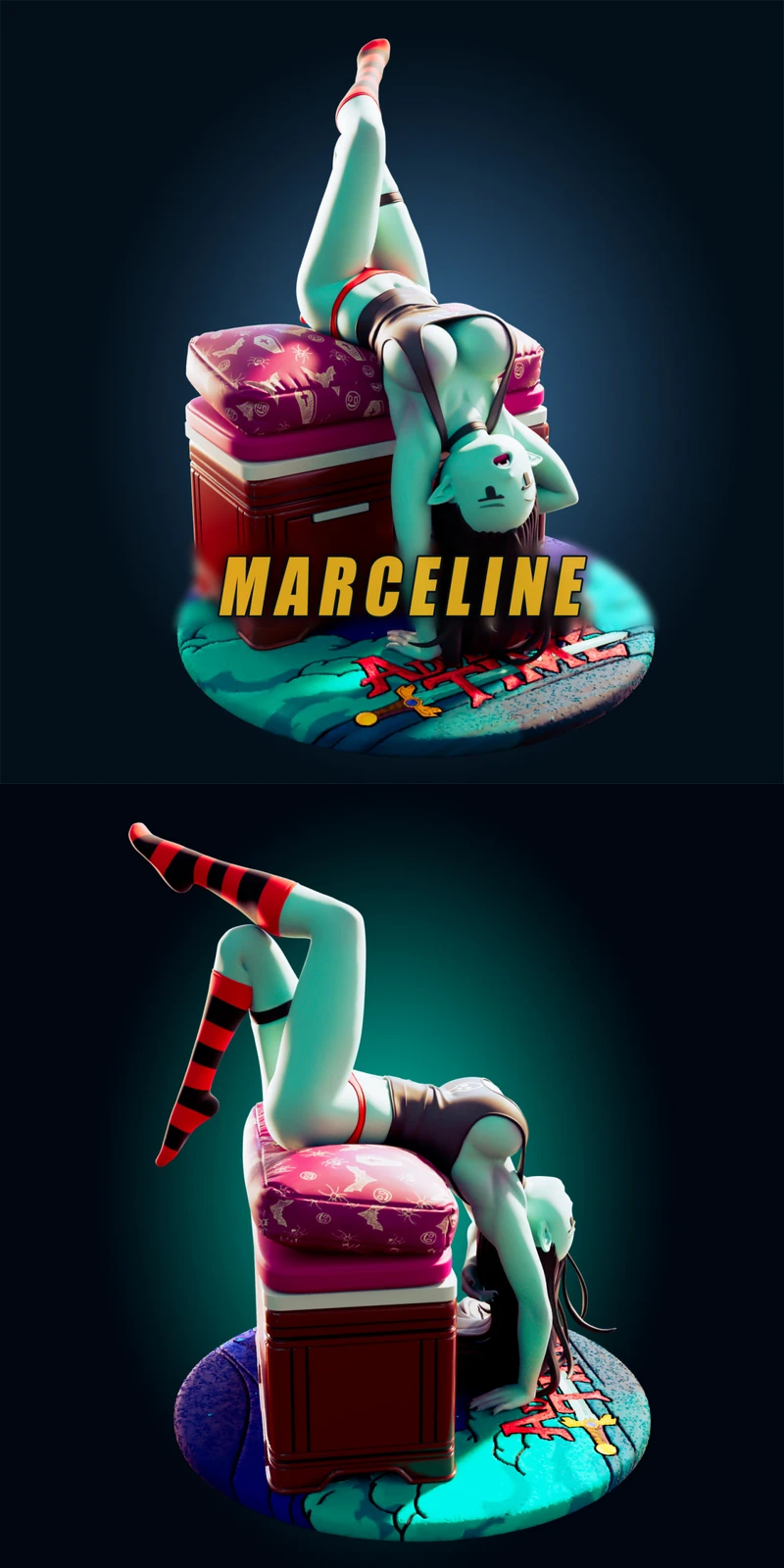 Marceline STL model for 3D printing