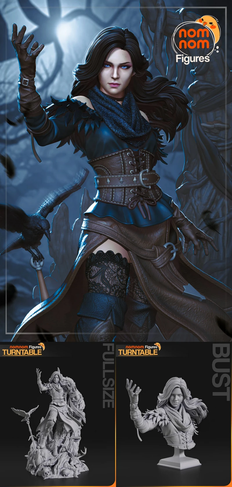 Yennefer – Witcher STL model for 3D printing