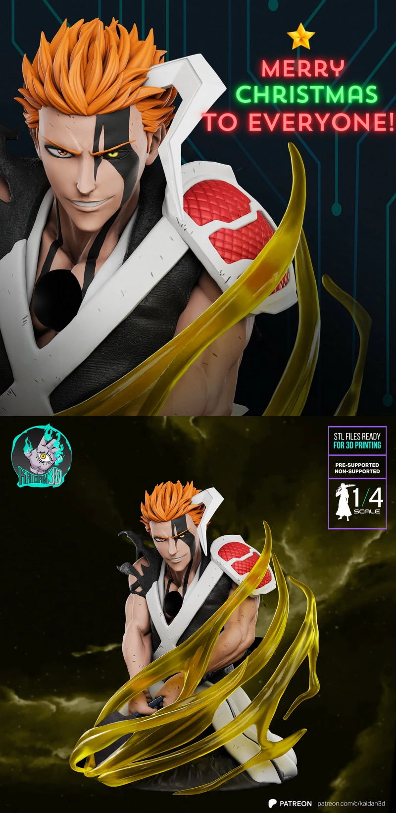 ICHIGO HORN OF SALVATION STL model for 3D printing