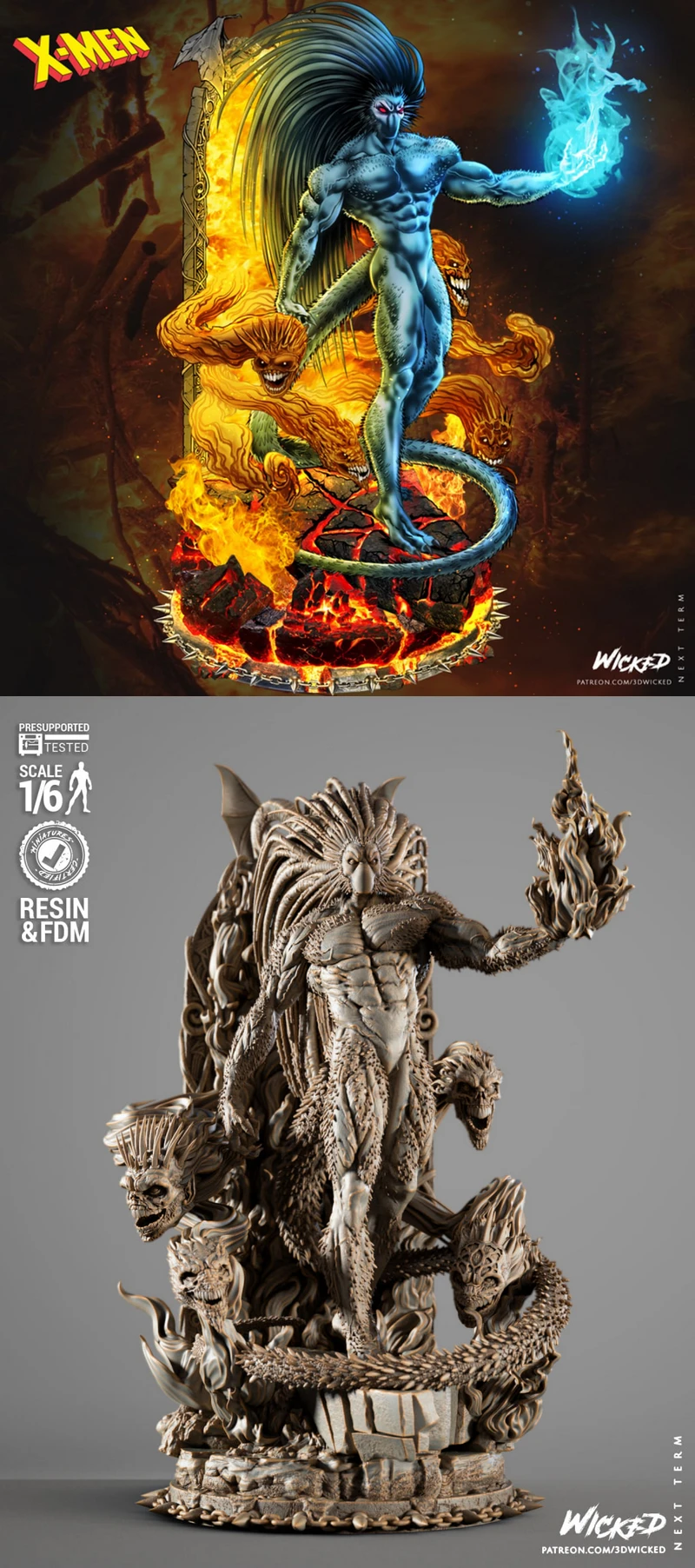 Black Heart Sculpture STL model for 3D printing