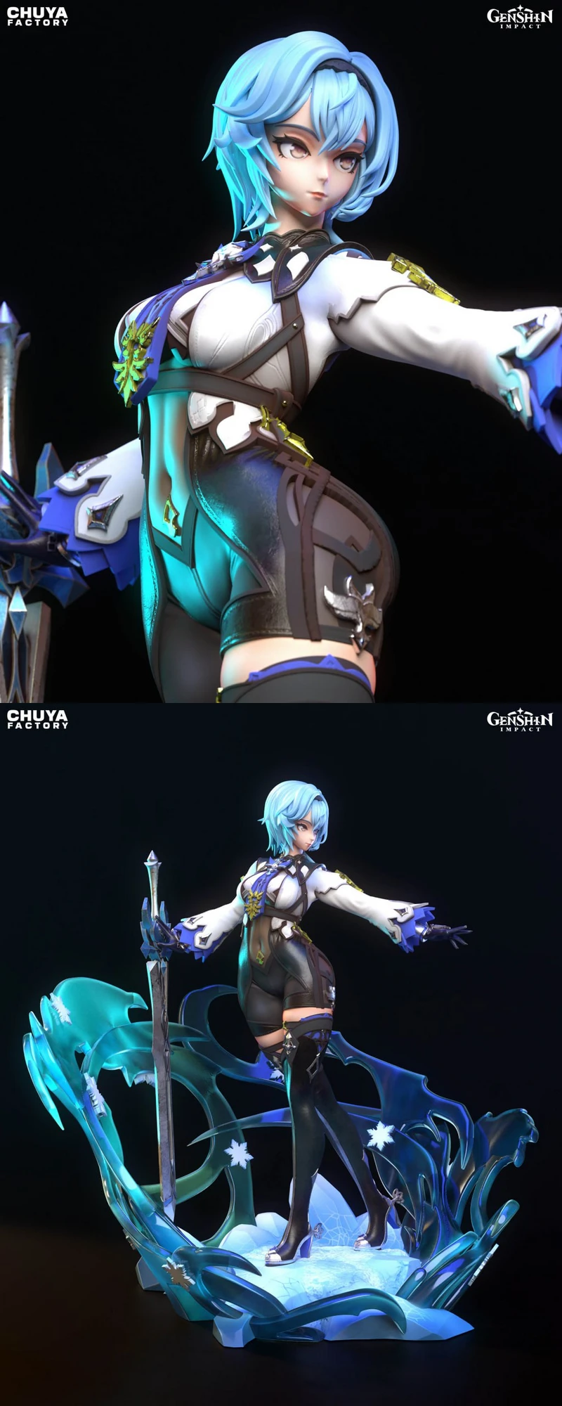 Eula from Genshin Impact STL model for 3D printing