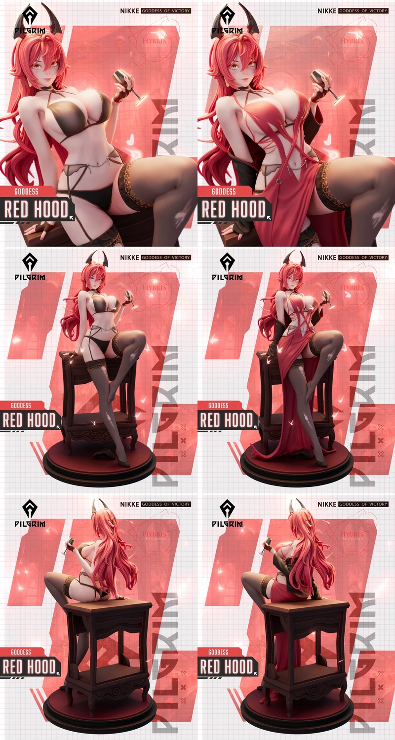 NIKKE – Red Hood STL model for 3D printing