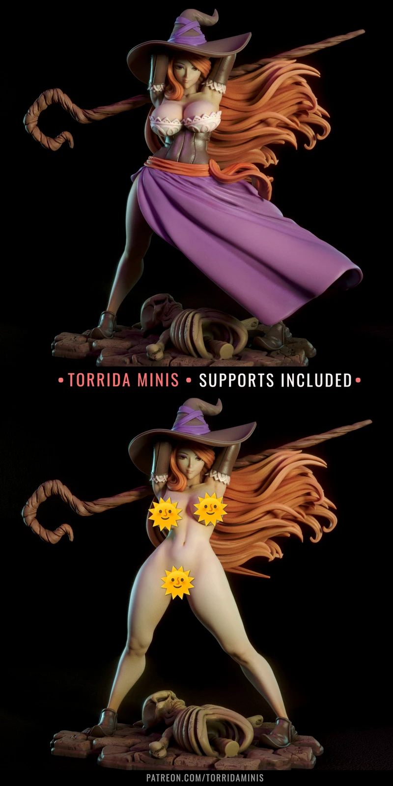 Sorceress – Dragon’s Crown STL model for 3D printing