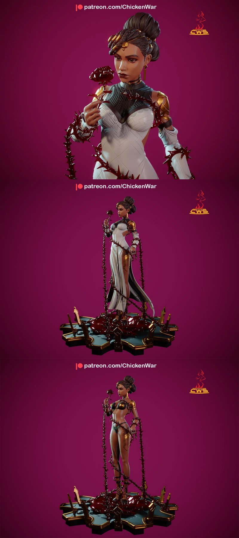 Arcane – Mel Medarda STL model for 3D printing
