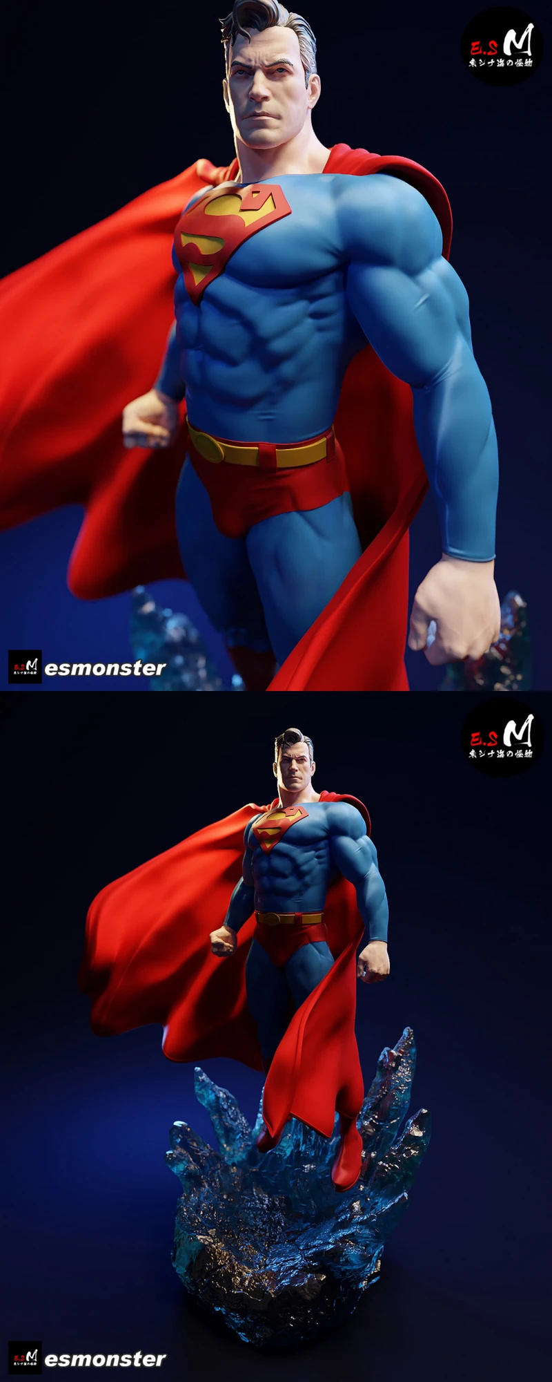 Flying Hero – Comic Style STL model for 3D printing