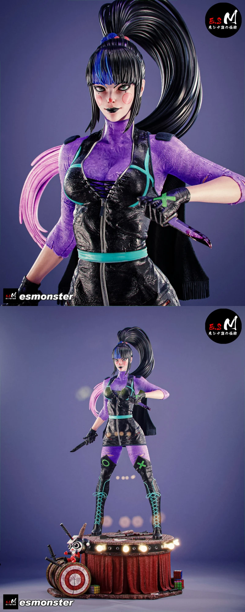 Joker Sidekick Girl – DC Style STL model for 3D printing