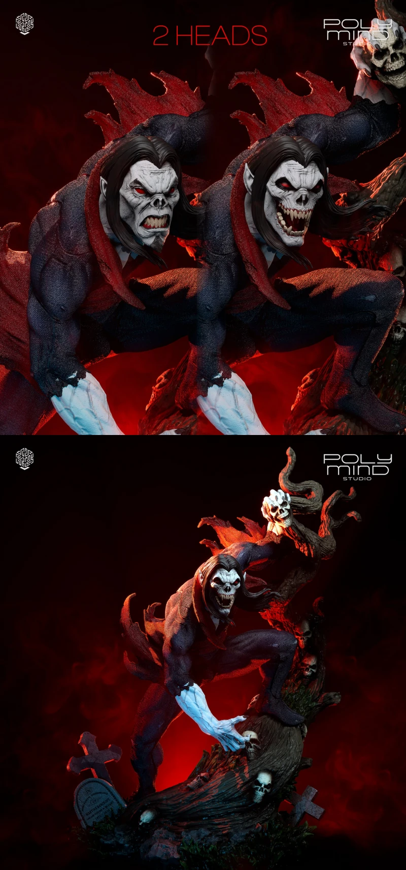 Morbius STL model for 3D printing