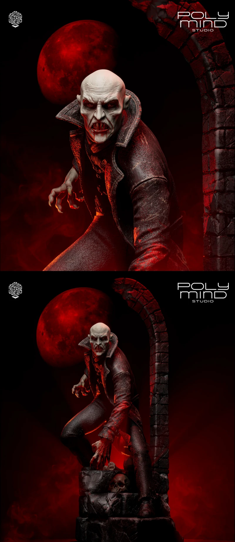 Nosferatu STL model for 3D printing
