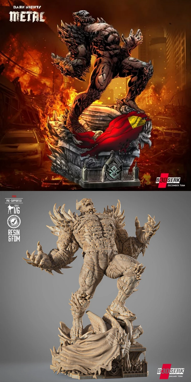 The Devastator Sculpture STL model for 3D printing