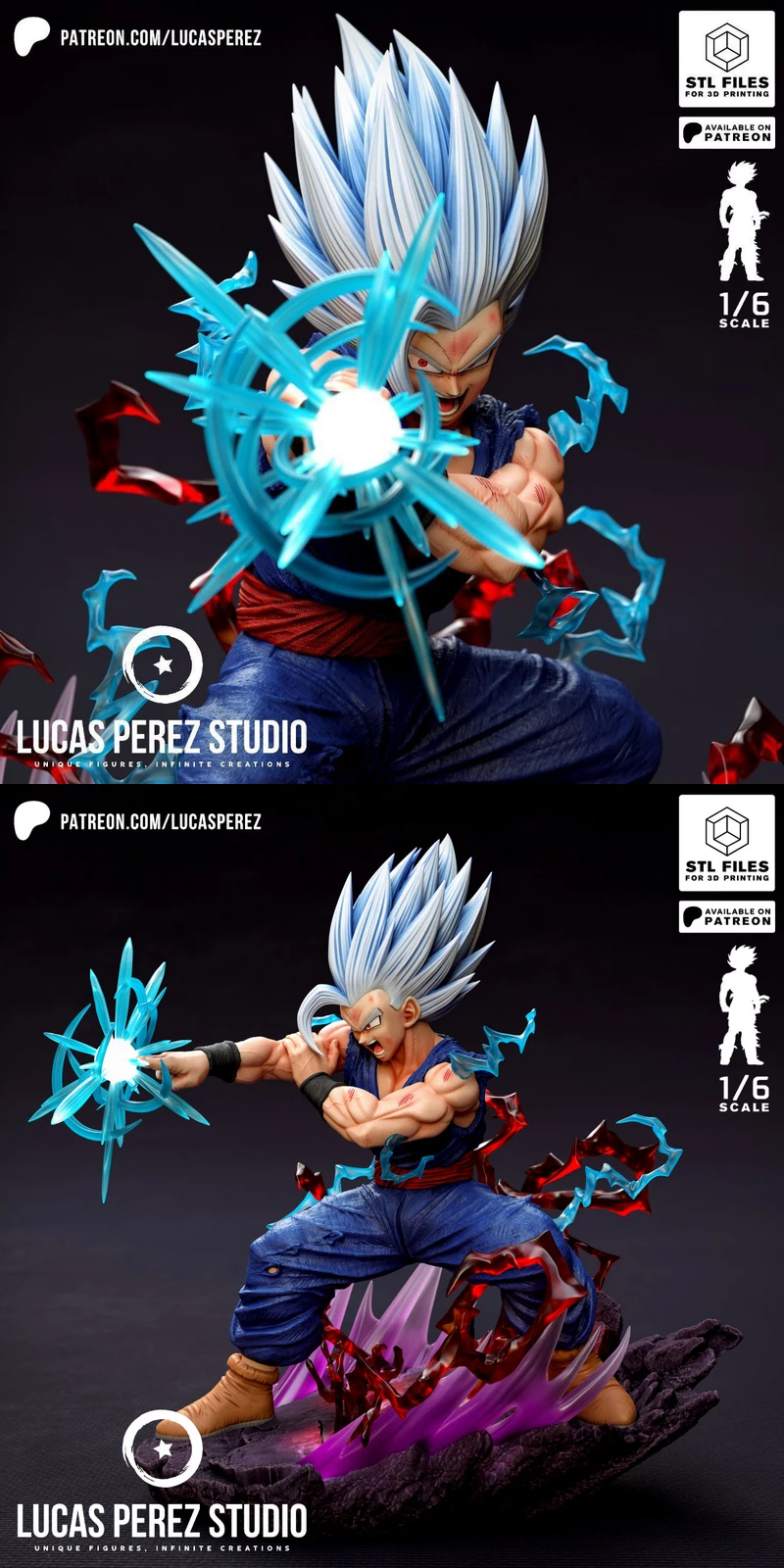 GOHAN BESTIA STL model for 3D printing