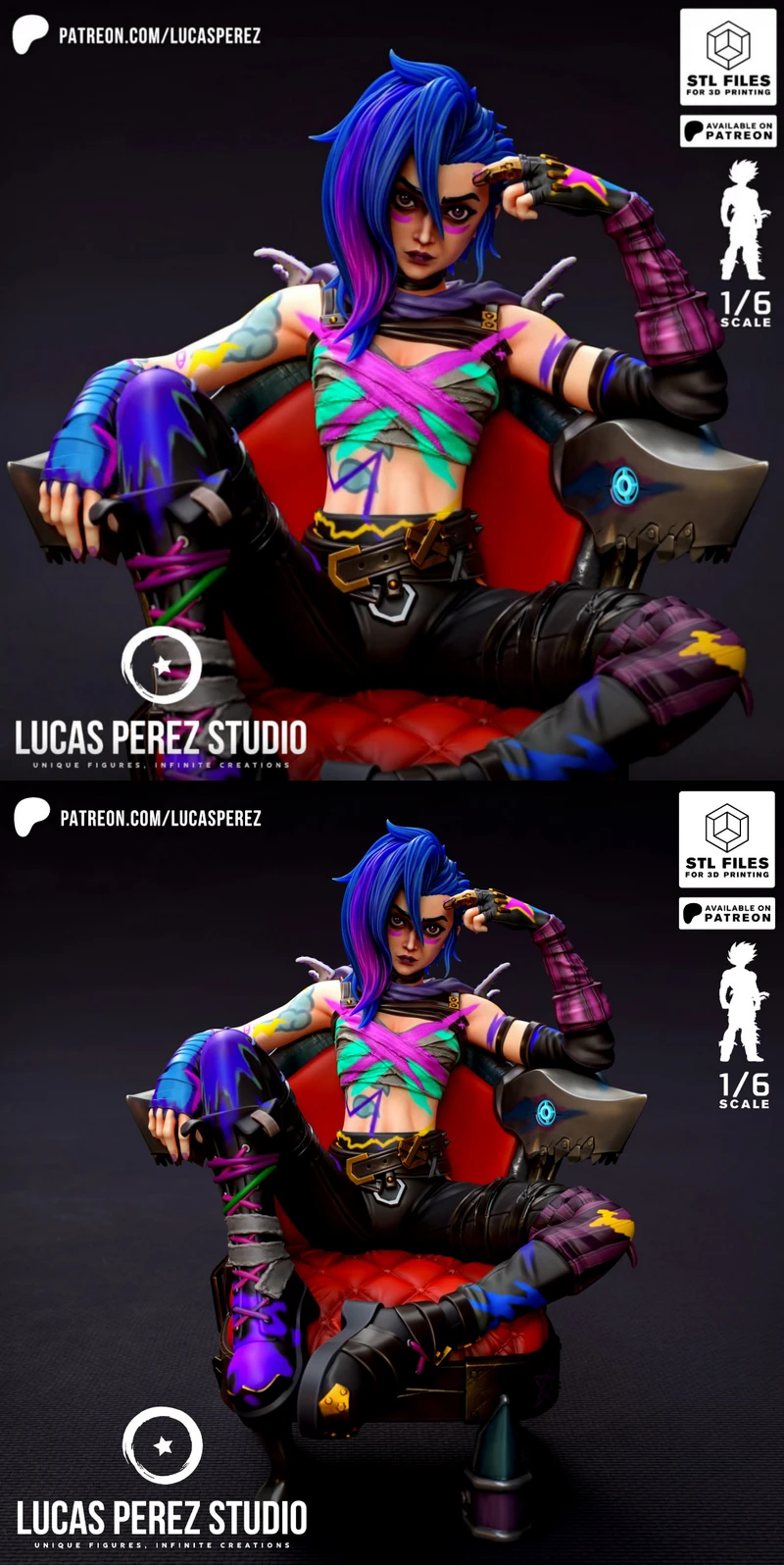 JINX STL model for 3D printing