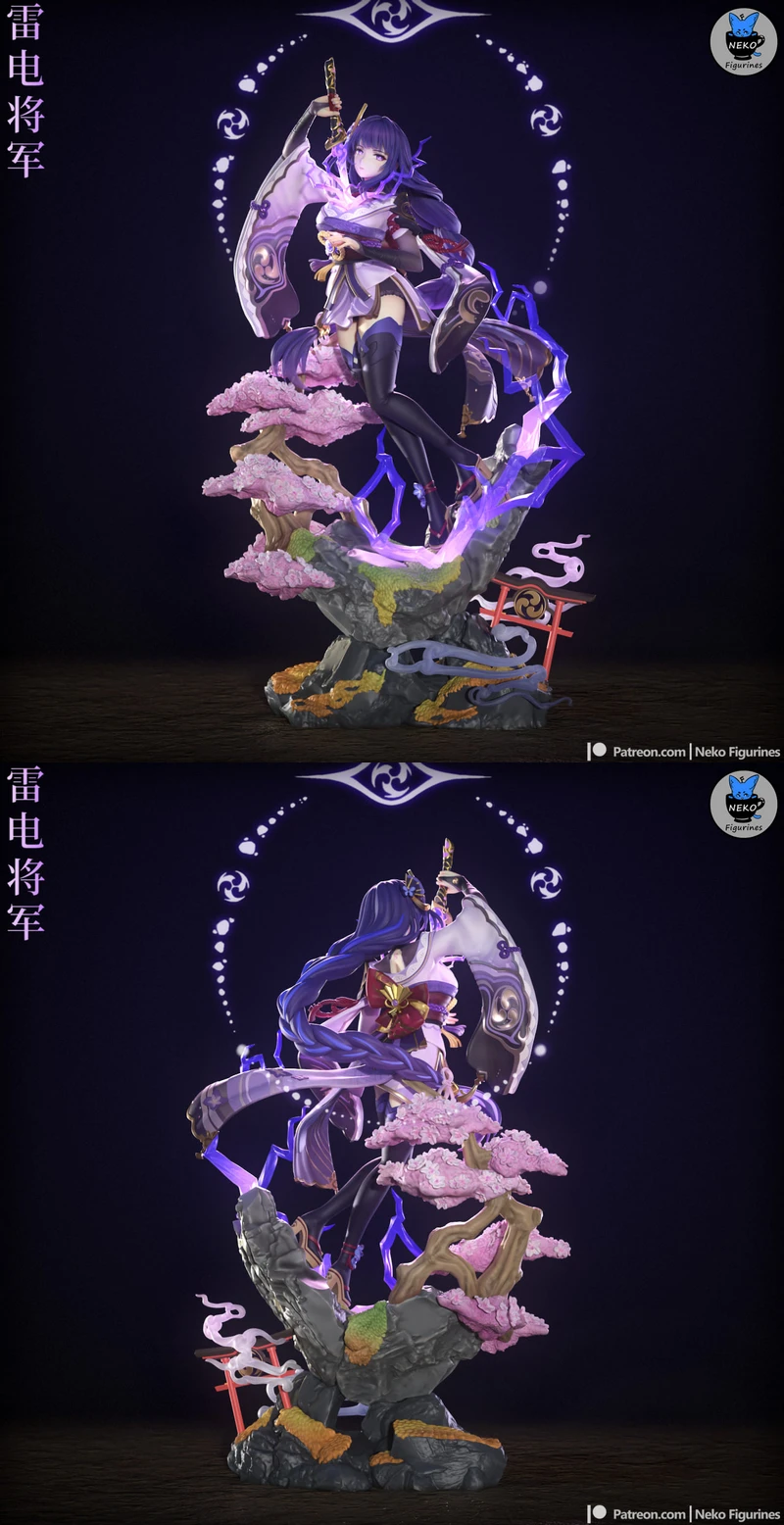 Genshin Impact – Raiden STL model for 3D printing