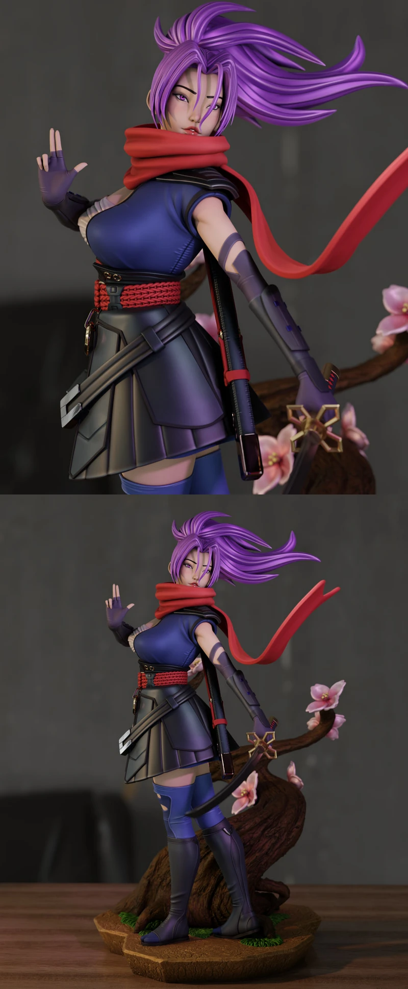 Marvel – Psylocke STL model for 3D printing