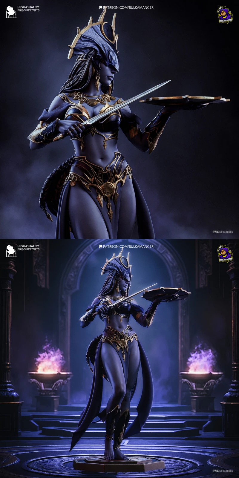 Shar (Baldur’s Gate 3) STL model for 3D printing