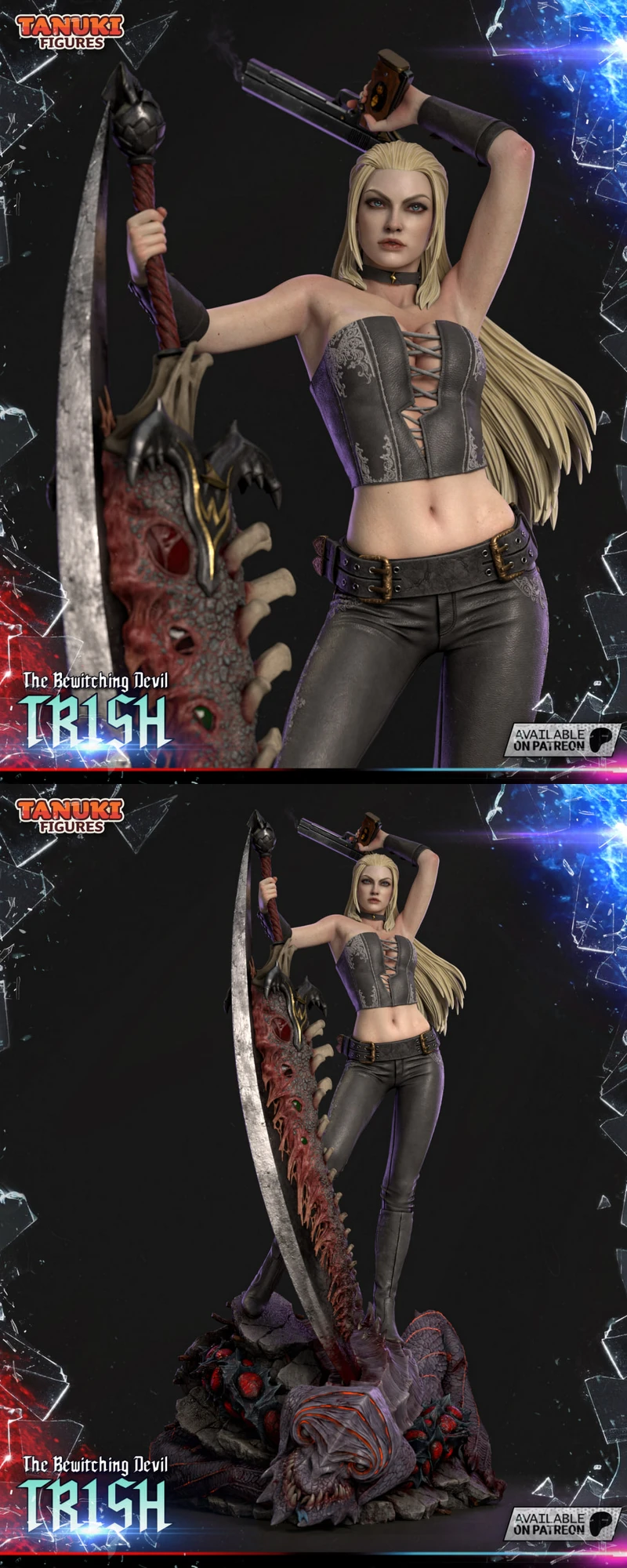 Trish (Fullsize) STL model for 3D printing