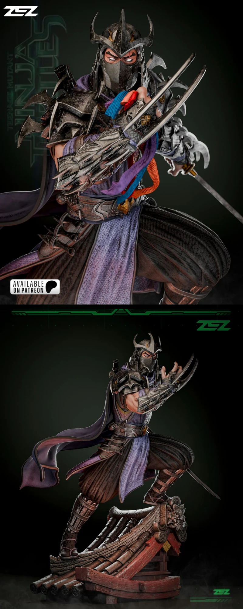 Shredder STL model for 3D printing