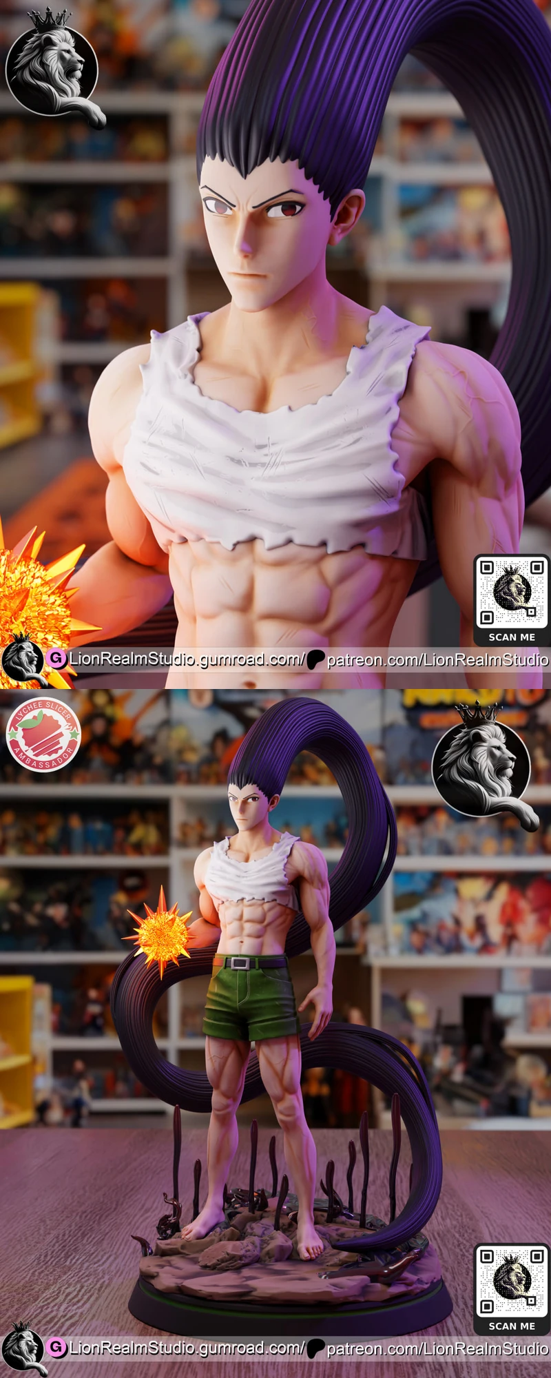 Hunter X Hunter – Gon Freecss STL model for 3D printing