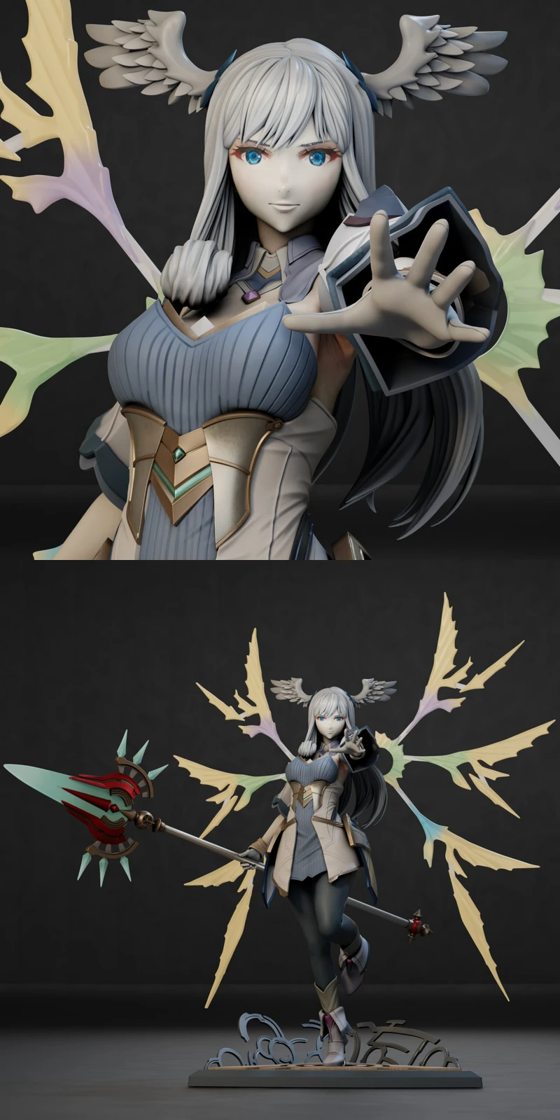 Xenoblade Chronicles – Melia STL model for 3D printing