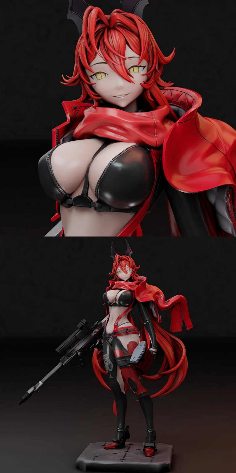 NIKKE – Red Hood STL model for 3D printing