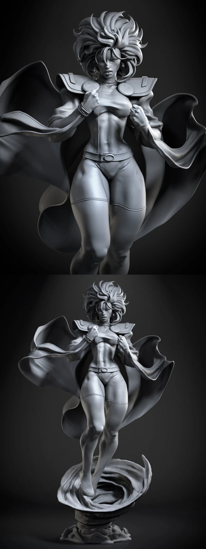 Storm Lady STL model for 3D printing