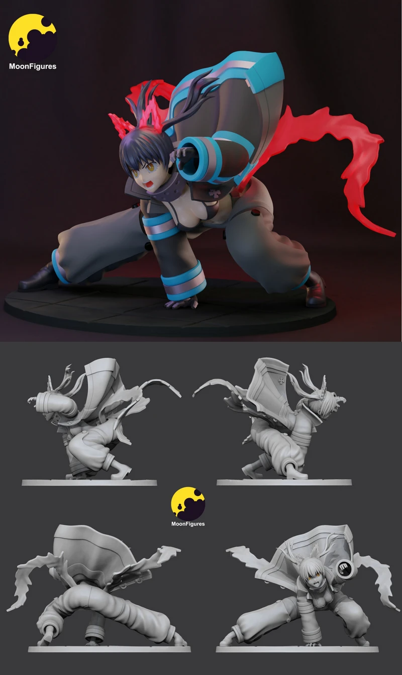 Fire Force – Tamaki Kotatsu STL model for 3D printing