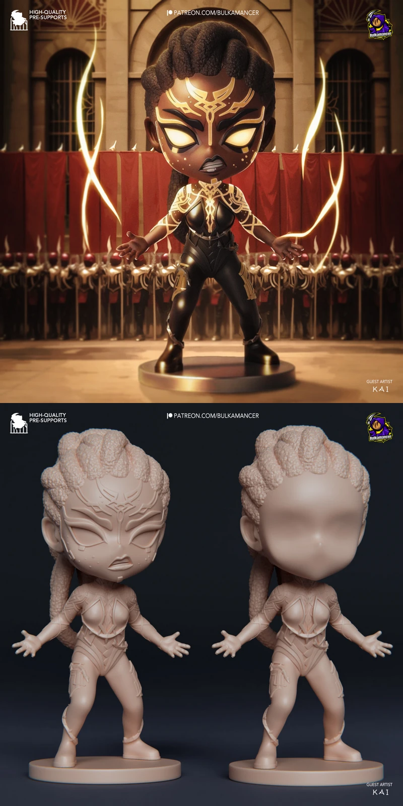 Chibi Mel STL model for 3D printing