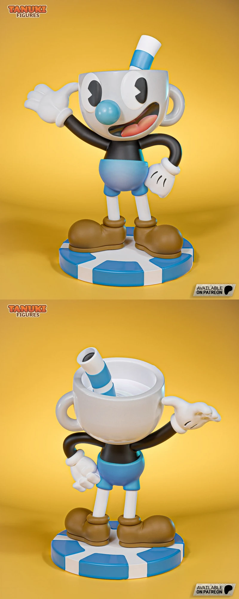 Mugman STL model for 3D printing