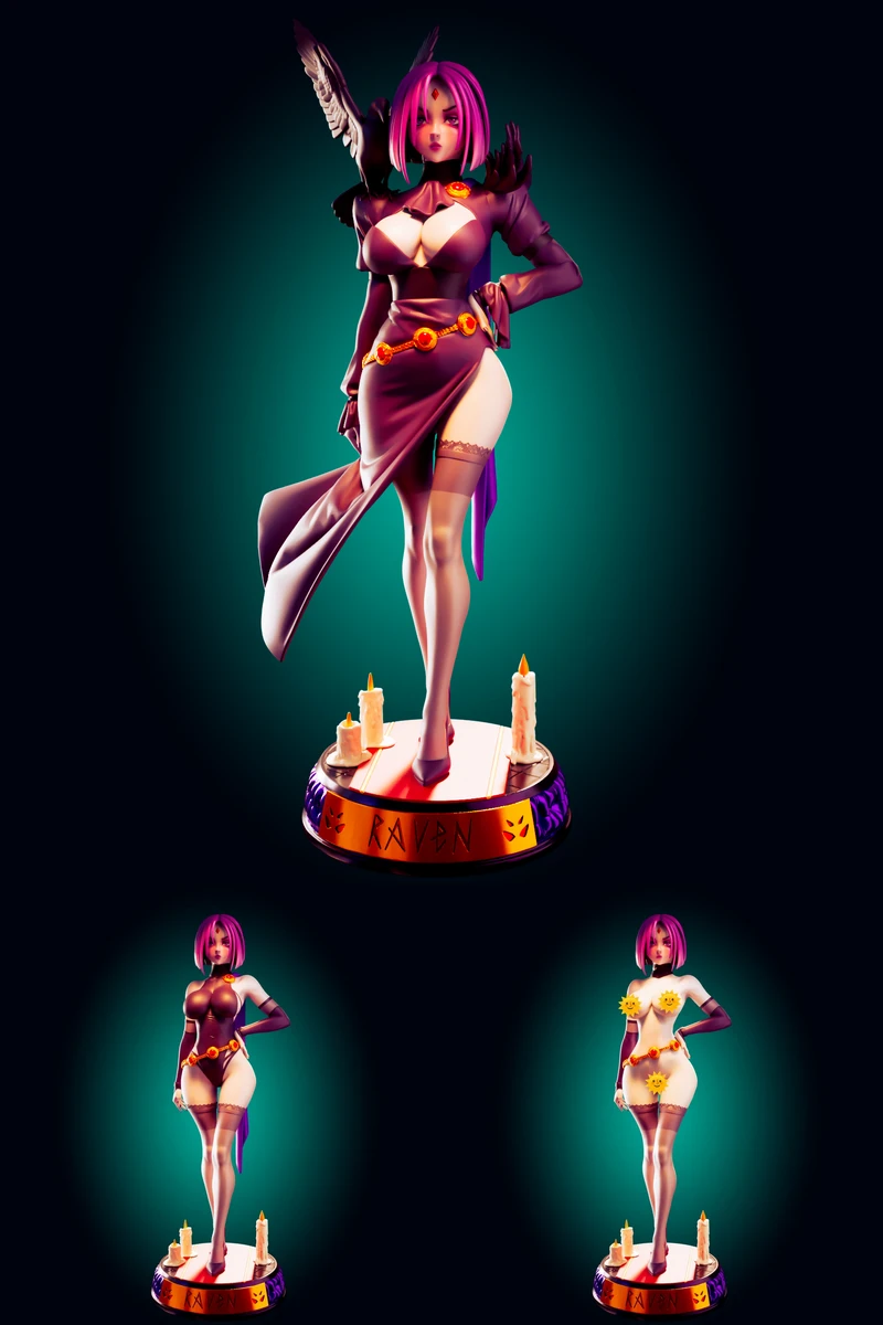 Raven DC Thin and Fine STL model for 3D printing
