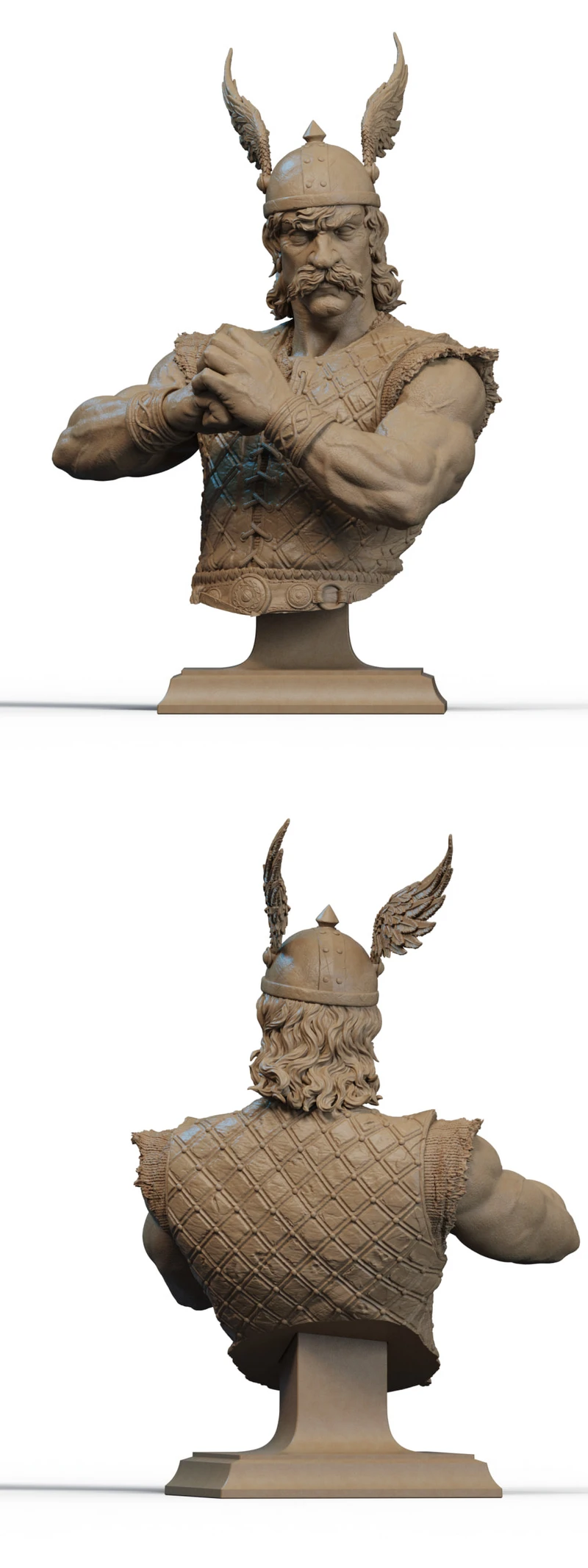 Asterix bust STL model for 3D printing