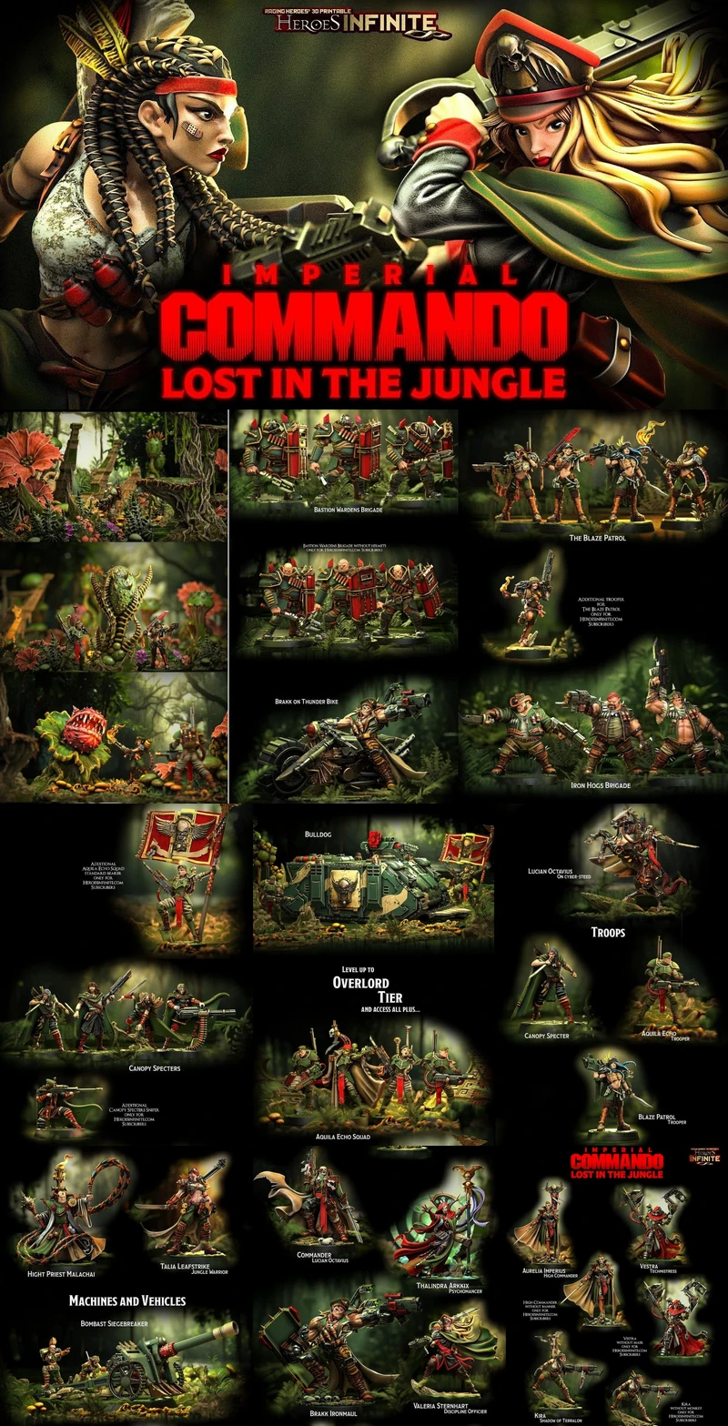 Imperial Commando – Lost in the Jungle STL model for 3D printing
