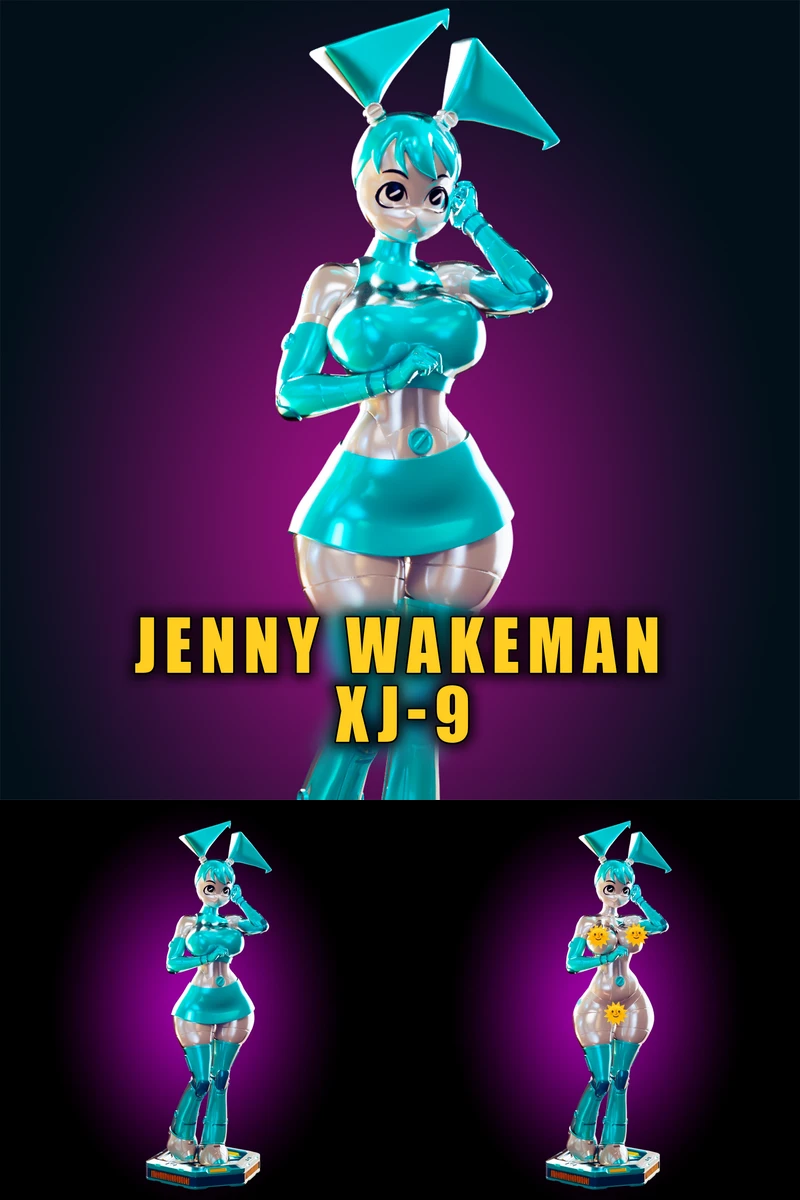 Jenny Wakeman XJ-9 STL model for 3D printing