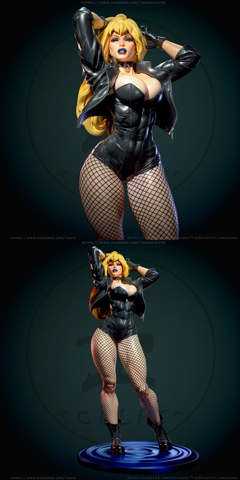 DC – Black Canary STL model for 3D printing