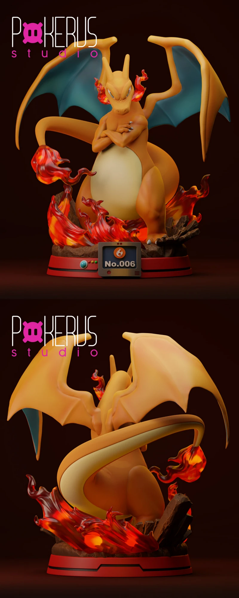 Charizard STL model for 3D printing