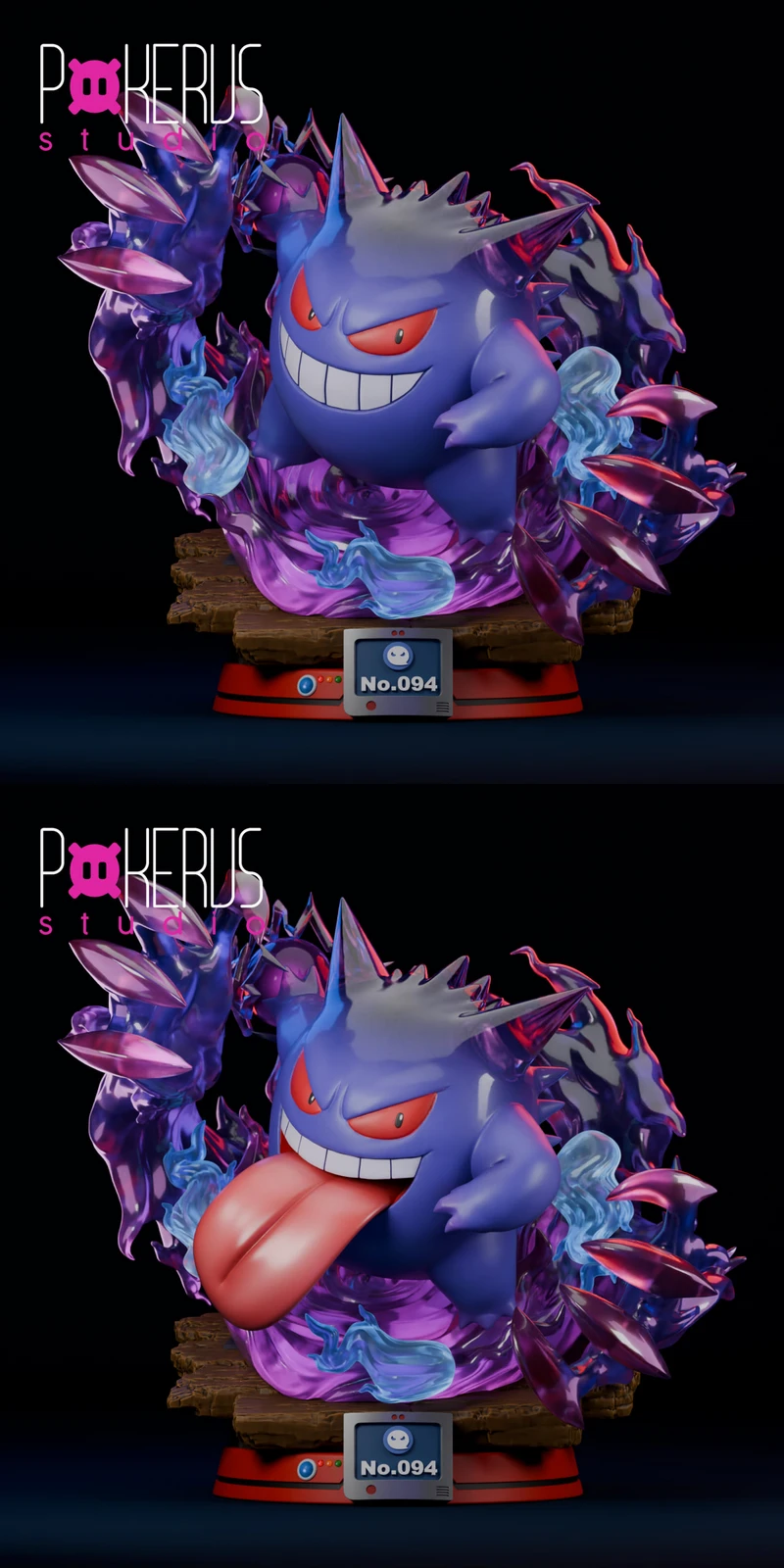 Gengar – Mythic Tier STL model for 3D printing