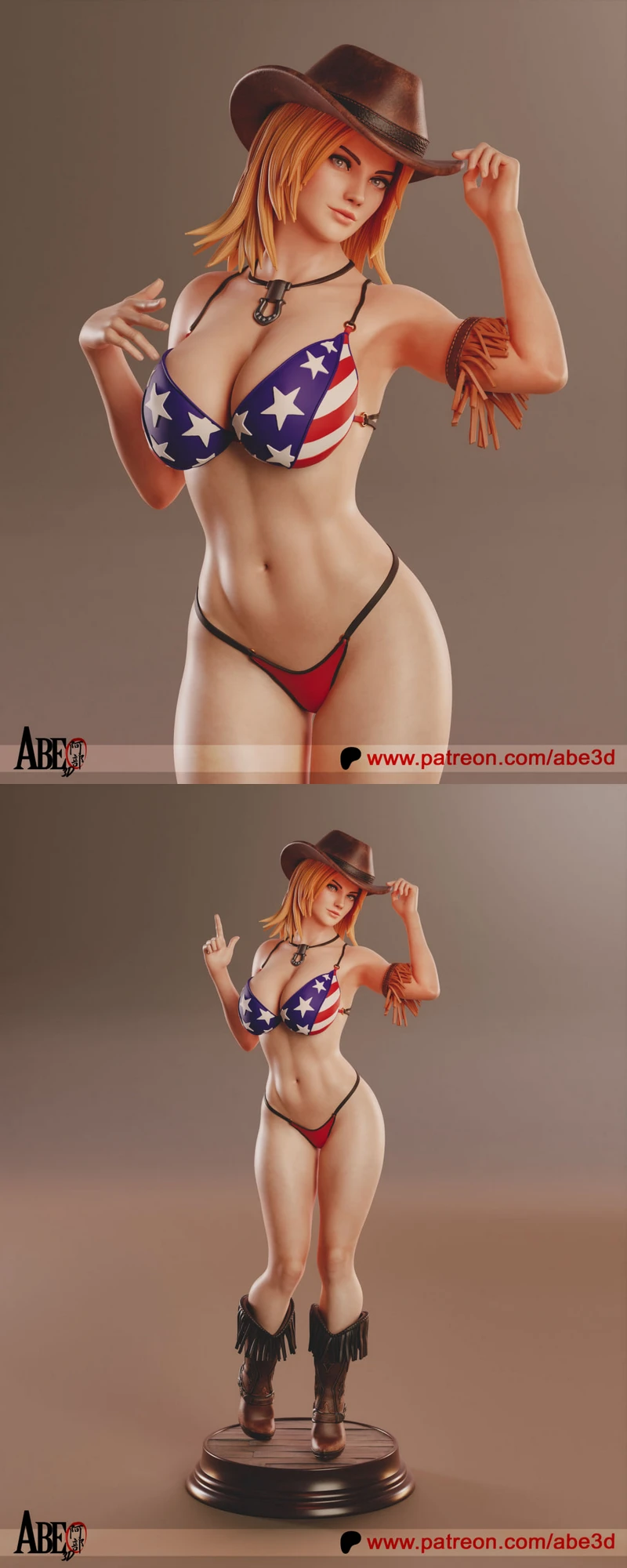 Tina Armstrong STL model for 3D printing