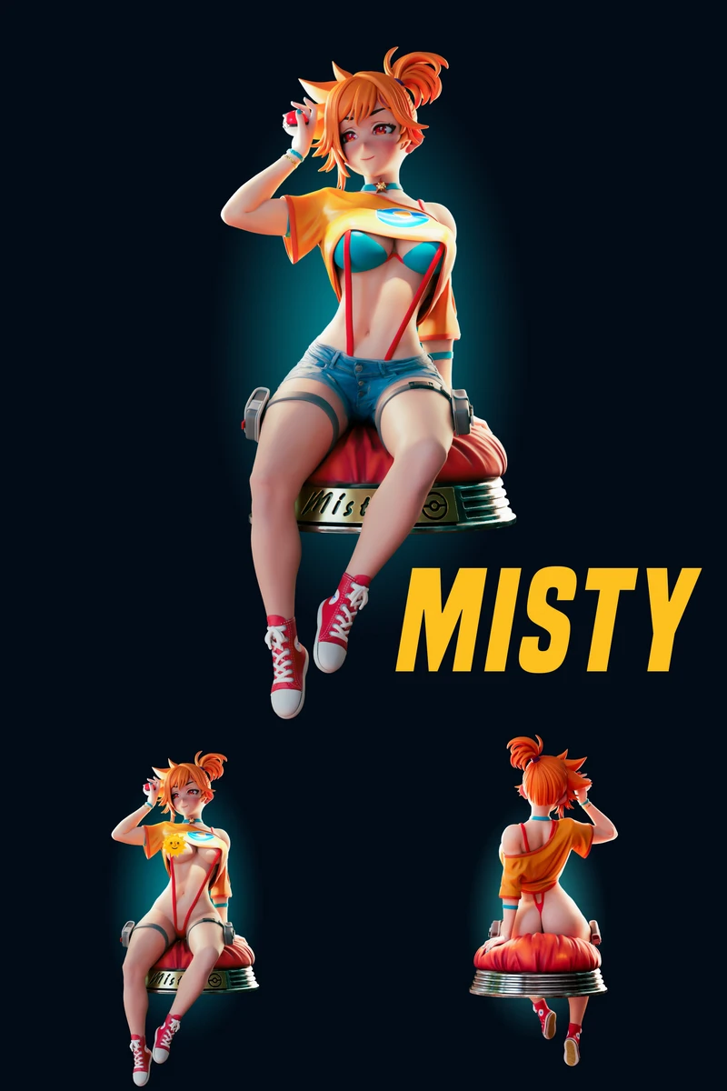Misty STL model for 3D printing