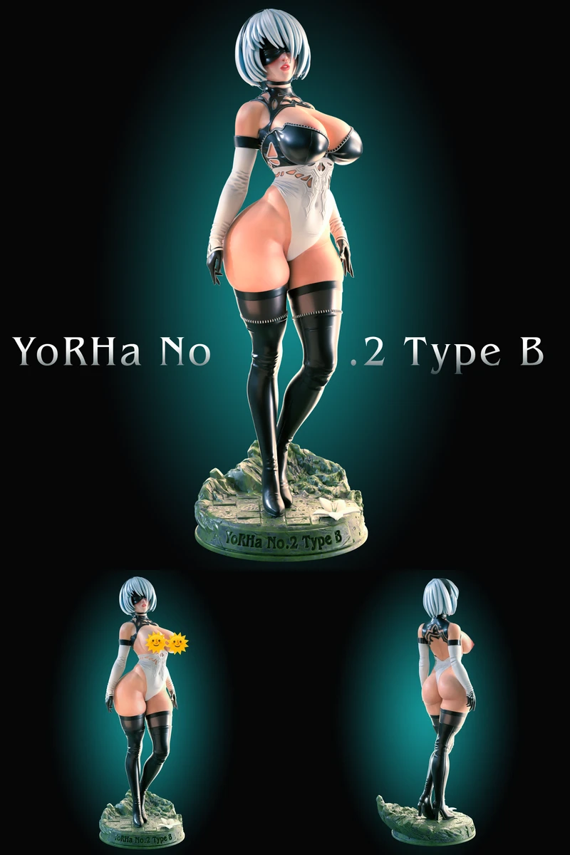 YoRHa No2 Type B STL model for 3D printing