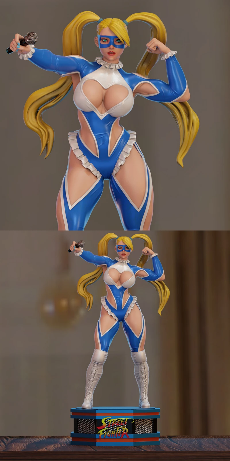 Rainbow Mika STL model for 3D printing