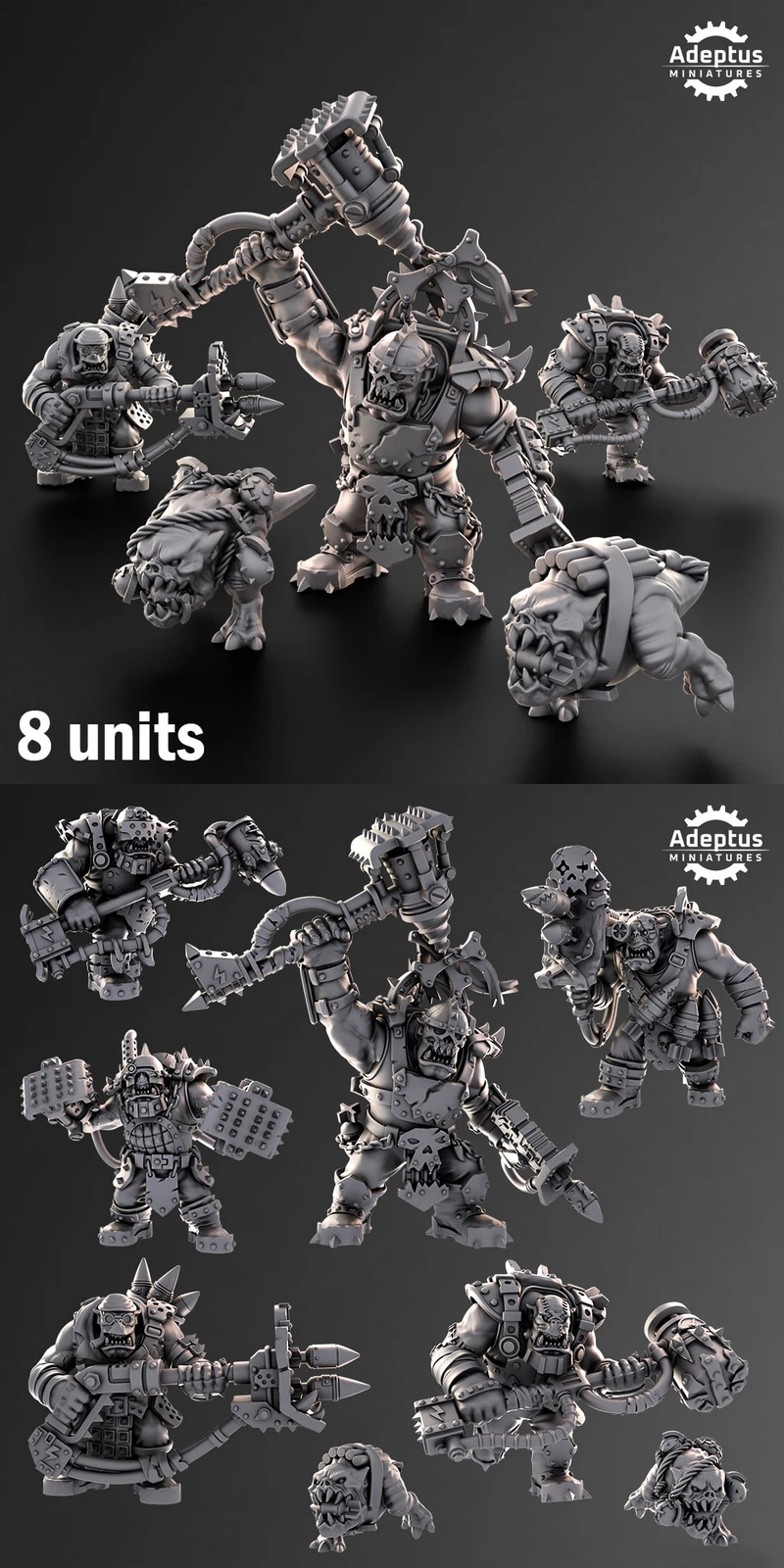 Kill Squad – Orks STL model for 3D printing