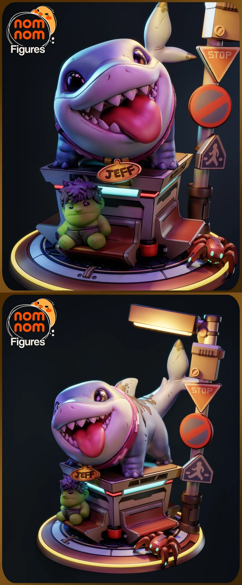Chibi Jeff – Marvel Rivals STL model for 3D printing