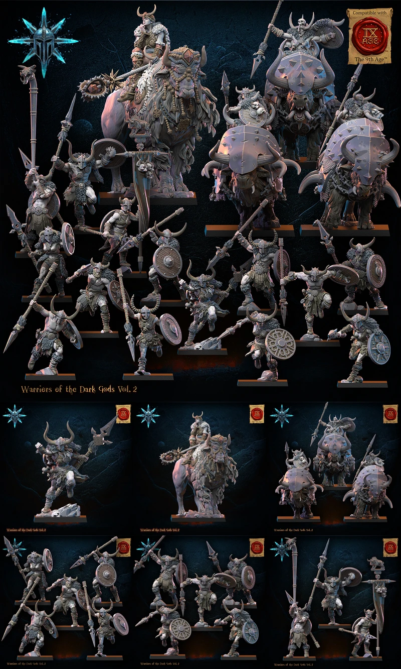 Lost Kingdom Miniatures December release 2024 STL model for 3D printing